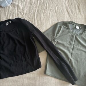 TNA Olive Long Sleeve Top